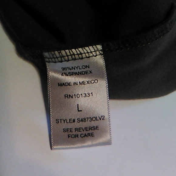 Olive knit skirt - Picture 4 of 4